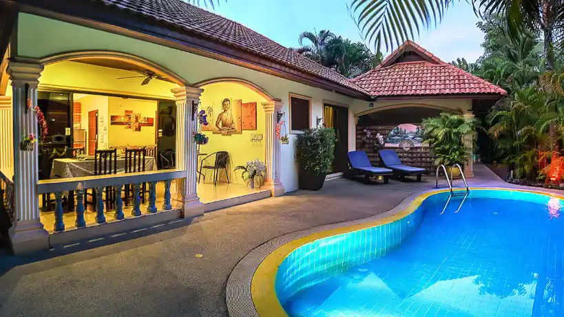 Evening at The Coconuts Villa